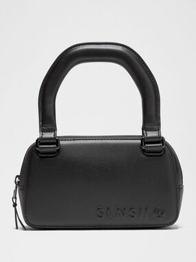 NWT Lululemon x SLNSH Collection Leather Alt. Top-Handle Mini Belt Bag - Black